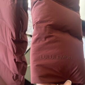 lululemon athletica Burgundy Puffer Jacket